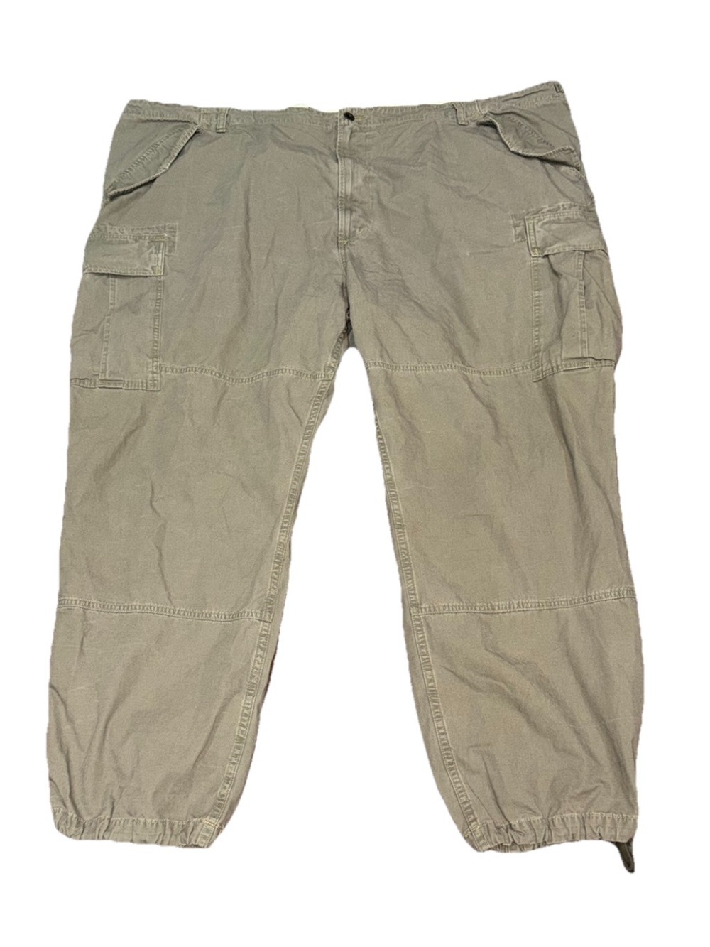 BIG & TALL POLO RALPH LAUREN OLIVE SURPLUS UTILITY CARGO PANTS SZ 54X30